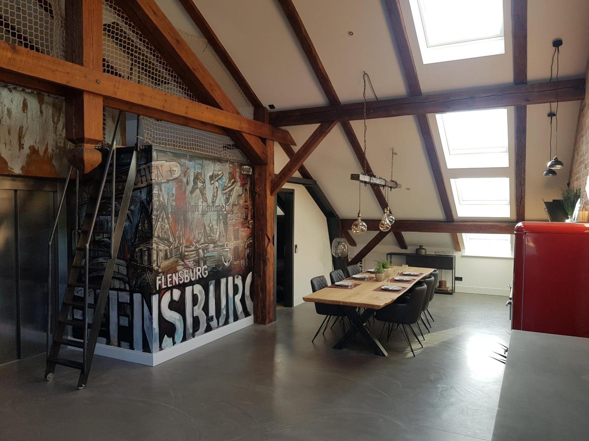 Penthouse am Alten Zeughaus Flensburg Exterior foto